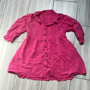 Umgee Shirt Dress (tag cut) from boutique